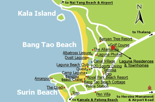 Map of Bang Toa/Laguna
